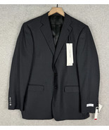 Calvin Klein Men's Jacket 42R Gray Charcoal Blazer Slim Fit Stretch New - $125.00