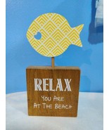 Relax You Are At The Beach Wooden Decoration  - £3.90 GBP