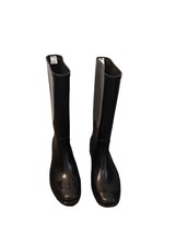 Rain Day Women&#39;s black pull on rain boots size 8 - £9.28 GBP