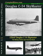 USAAF Douglas C-54 Skymaster film DC-4 4 engine Cargo Transport Airliner ATC DVD - £14.00 GBP