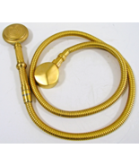 Sherle Wagner Gold Plated Knurled Hand Shower with Hose 0832SPLY-GP - $835.25 CAD