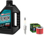 Oil Change Maxima 4T Oil &amp; Filter &amp; NGK Spark Plug 14-24 Suzuki RM-Z250 ... - $39.95