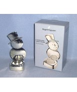 Regent Square Silver Plated Snowman Tealight Candle Holder with Box - £3.73 GBP