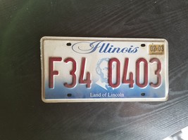 2002 Illinois License Plate - $10.99