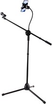 5Core Microphone Stand Tripod Phone Holder Gooseneck Adjustable Height, ... - £18.75 GBP