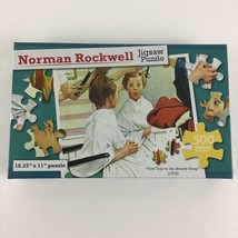 Norman Rockwell Jigsaw Puzzle 500 Piece First Trip To Beauty Shop 1972 S... - $19.75