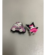 Hello Kitty Jibbitz Lot 2 Pink Car Heart Rare  - £6.62 GBP