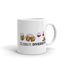 Celebrate Diversity Mug, Beer Lover Gift, Beer Lover Mug, Brewing Gift, ... - £13.83 GBP