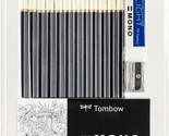 Tombow 51523 Mono Drawing Pencil Set: 12-Piece, Premium Quality Graphite... - £26.68 GBP