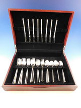 Vision by International Sterling Silver Flatware Set Service 32 Pieces Modern - £2,028.36 GBP