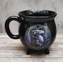 Wicca Sabbats Wheel of The Year Samhain Dragon Heat Color Changing Cauldron Mug - £19.97 GBP