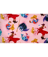 Disney Sleeping Beauty Fleece Baby Blanket Pet Lap 30&quot;x24&quot; Pink Aurora - £33.79 GBP
