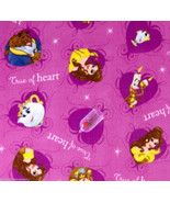 Disney Beauty and the Beast Fleece Baby Blanket Pet Lap 30&quot;x24&quot; Belle Mr... - £33.79 GBP