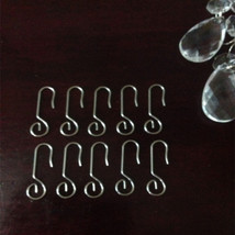 Bag Of 30 Chandelier Vintage Pins Lamp Parts Crystal Glass Clasps Beads Pins - £3.53 GBP