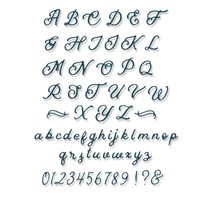 Sizzix Thinlits Die By Jennifer Ogborn-Scripted Alphabet - £31.37 GBP