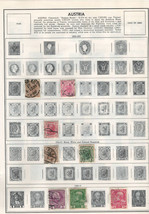 AUSTRIA 1900-1919 Very Fine Used Stamps Hinged on List: 2 Sides - £1.48 GBP