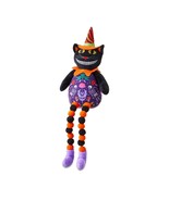 Plush Vintage Grinning Cat Tabletop Decor, Multicolor, 18&quot;, Halloween - $318.63 MXN
