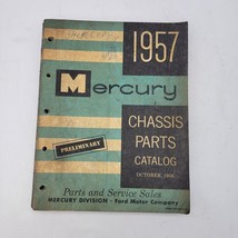 1957 Mercury Chassis Parts Catalog Preliminary MD-3671-57 - $17.90