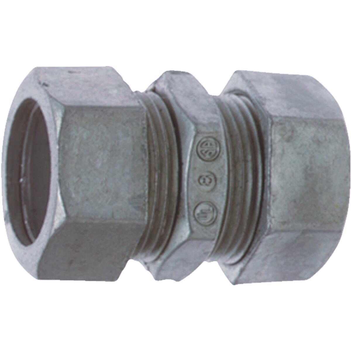 Thomas &amp; Belts Steel City 1/2&quot; EMT Compression Coupling TK211-SC-5, QTY 5 - $1.99
