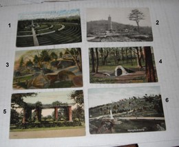 Postcards--Gettysburg Battlefield--6 different--ba...100+ years old...1909--1913 - £27.49 GBP