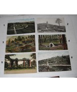 Postcards--Gettysburg Battlefield--6 different--ba...100+ years old...19... - $34.95