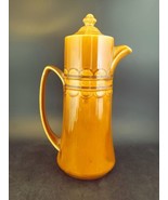 VTG Homer Laughlin Boho MCM Mid Century Carafe Tall Teapot Golden Harves... - £21.75 GBP
