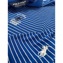 Polo Golf Ralph Lauren Men Shirt Blue US Open Bethpage Black 2009 Pima Cotton XL - $29.67