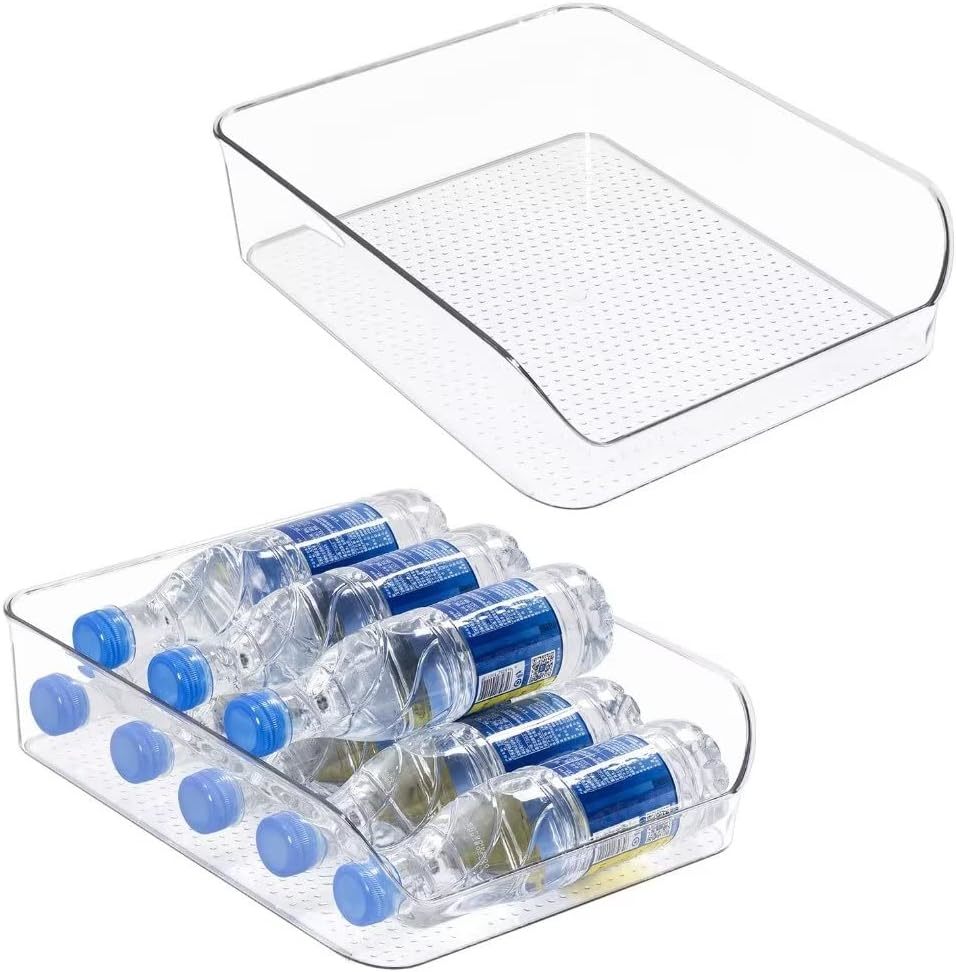Ettori 2 Pack Water Bottle Organizer Refrigerator Organizer Bins And Cle... - $32.99