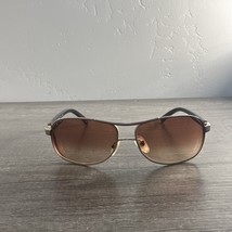 Prada Sunglasses SPR 59L 8AE-6S1 Black Gold Brown Aviator FRAMES ONLY 59... - $825.14 MXN