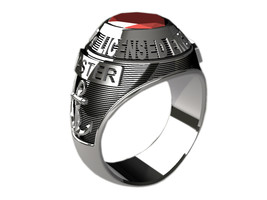 USCG Licensed Engineers Ring-Sterling Silver - £259.74 GBP