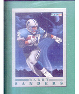 1991 Fleer Barry Sanders Pro Vision Insert - £1.48 GBP