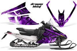 Arctic Cat F Series Snowmobile Graphics Kit Creatorx Decals Dragonblast Purple - £237.36 GBP