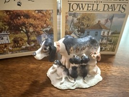 Mama Hound Dog Feeding Pups Vintage Happy Hour  Lowell Davis Figurine Sc... - $11.40