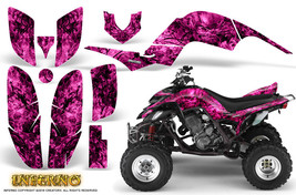 Yamaha Raptor 660 Graphics Kit Creatorx Decals Stickers Inferno Pink - £140.49 GBP