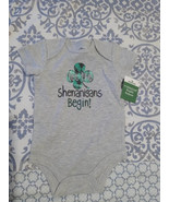 Way To Celebrate Little Boys Gray St. Patrick&#39;s Day Bodysuit 3/6 Months - $123.75 MXN