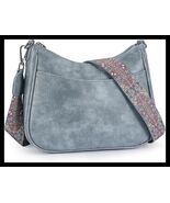 NWT Women's Aphison Blue Faux Leather Crossbody/Shoulder Bag Purse - $21.00