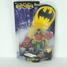 Mattel 2003 DC Batman Battle Board Robin Red Outfit Action Figure NEW - £25.31 GBP