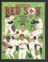 Boston Red Sox Baseball Team Yearbook-MLB 1981-stats-pix-info-Fenway Par... - £64.57 GBP