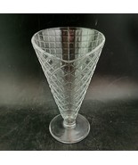 Rocco Bormioli Waffle Cone Ice Cream Gelato Sundae Cups - Clear Glass 6.... - $12.00