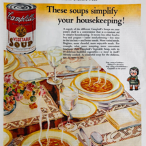 1930 Campbell&#39;s Vegetable Soup Advertisement Canned Classic Food Antique... - $554.45 MXN