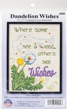 Design Works Counted Cross Stitch Kit 5X7-Dandelion Wishes (14 Count) (P... - $36.49