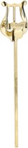 The Yamaha Yac 1510G Lacquered Brass Baritone Or Tuba Lyre. - $41.98