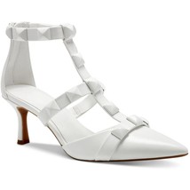 INC INTL Concepts Women Ankle Strap Pointed Pump Heels Gilana Size US 9.5M White - £37.99 GBP