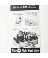 1947 Knapp Monarch Multi Heat Stove Advertisement Vintage Camp Cooking D... - €17,28 EUR