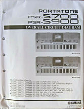 Yamaha PSR-S700 PSR-S900 Keyboard Original Overall Circuit Diagram / Sch... - $49.99