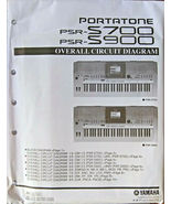 Yamaha PSR-S700 PSR-S900 Keyboard Original Overall Circuit Diagram / Sch... - $49.99