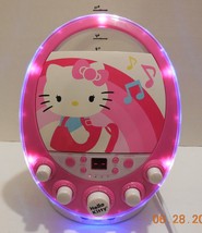 Hello Kitty Disco Party CDG Karaoke Machine Model 66209-wm - £41.54 GBP
