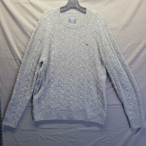 Vintage Abercrombie &amp; Fitch Sweater Men&#39;s Large Wool Chunky Cable Knit - $43.37