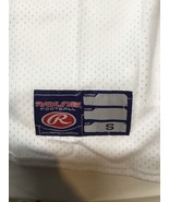 Rawlings football jersey shirt adult small White practice mesh pro cut a... - £8.53 GBP