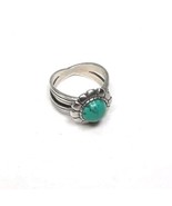 PREMIER DESIGNS Faux Turquoise Floral Dome Cocktail Silver Tone Ring Siz... - €10,15 EUR